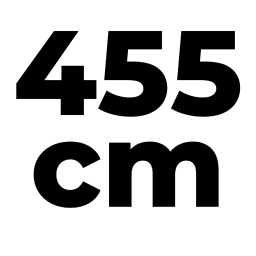 455 x 250 cm