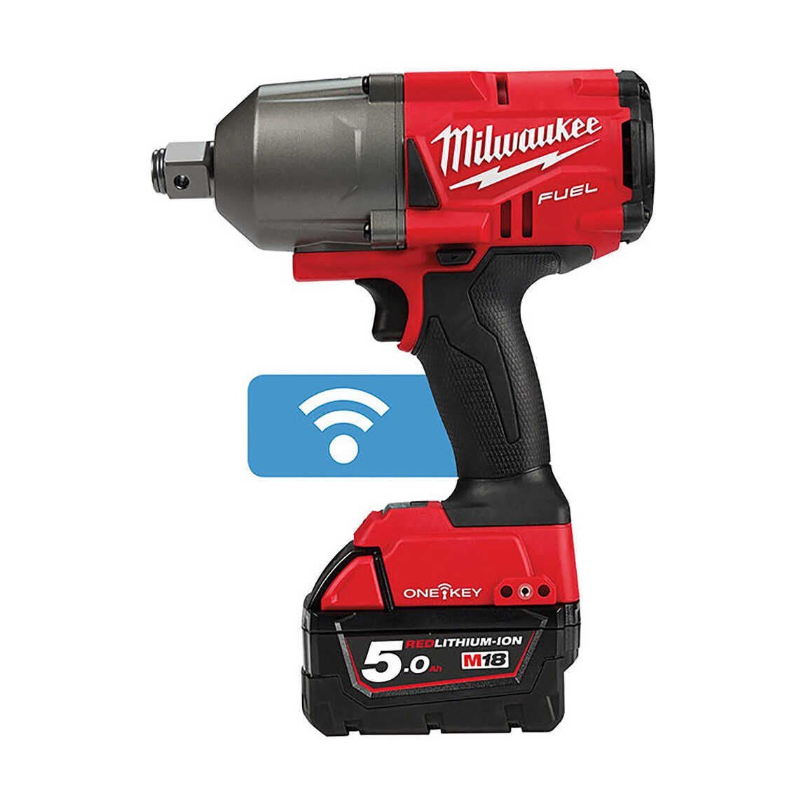 MILWAUKEE M18 ONEFHIWF34-502X ONE-KEY AKÜLÜ YÜKSEK TORKLU DARBELİ SOMUN SIKMA 3/4” (SEGMANLI)