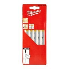 MILWAUKEE DEKUPAJ BIÇAĞI T344D 105MM (AĞAÇ) HIZLI KESİM 5Lİ PAKET