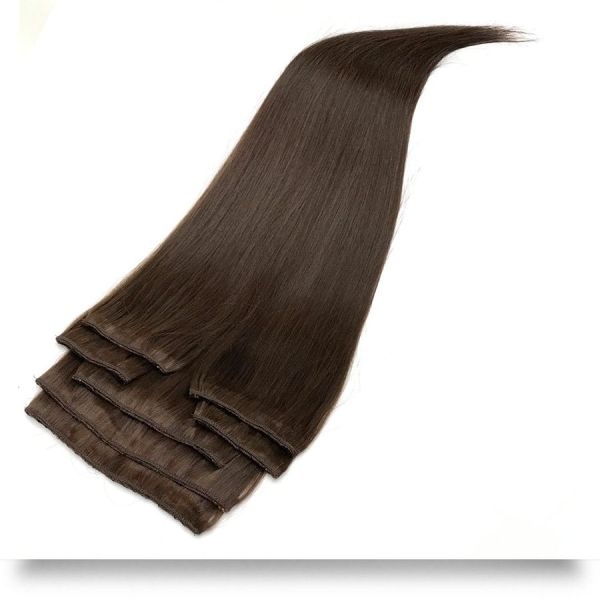 8 Parça Ombre Röfle Çıt Çıt Saç #5N Light Brown