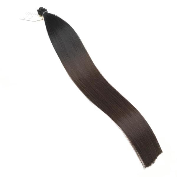 Mikro Saç Kaynak Renk #1B - 4 Ombre 40 Cm - 100 Gram