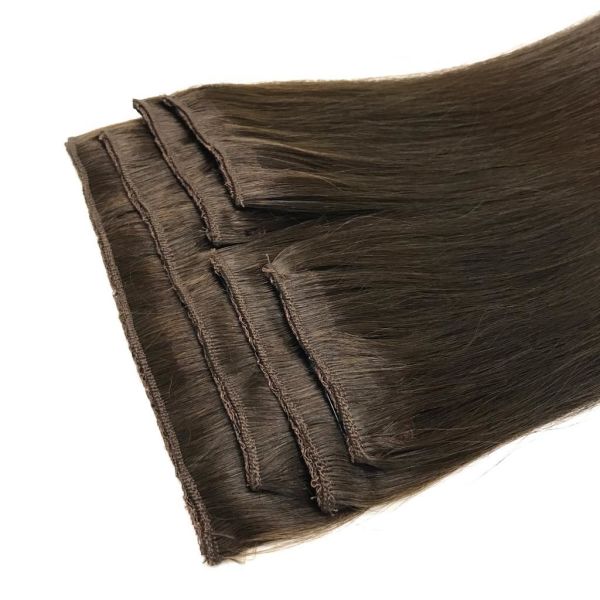 6 Parça Çıt Çıt Saç #4.1 Dark Ash Brown