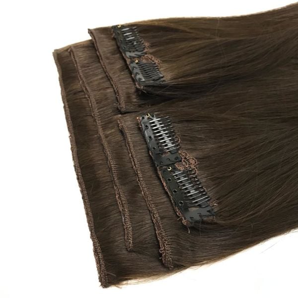 6 Parça Çıt Çıt Saç #4.1 Dark Ash Brown