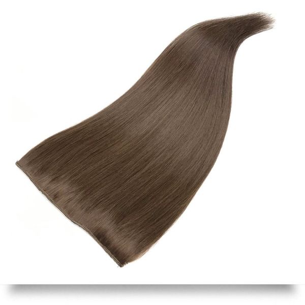 Tek Parça 28,5cm 5 Tokalı Çıt Çıt Saç #5A Slavic Dark Ash Brown