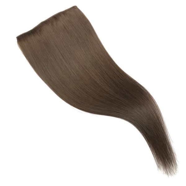 Tek Parça 28,5cm 5 Tokalı Çıt Çıt Saç #5A Slavic Dark Ash Brown