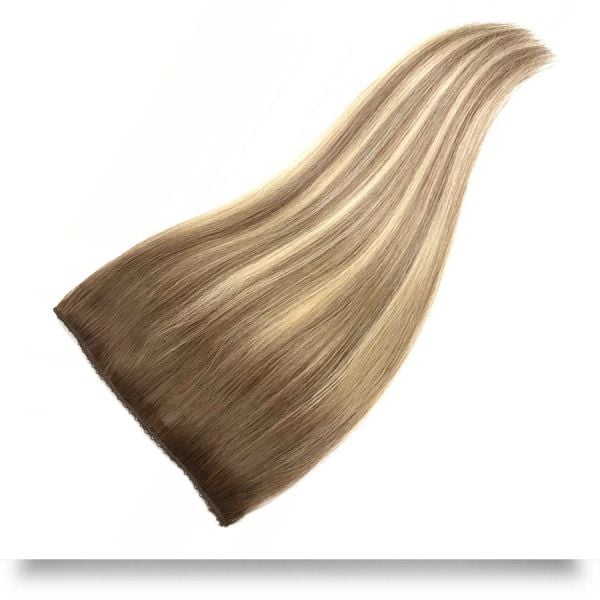 Tek Parça 4 Tokalı Çıt Çıt Saç #6A-8A-613 California Blonde Ombre & Röfle