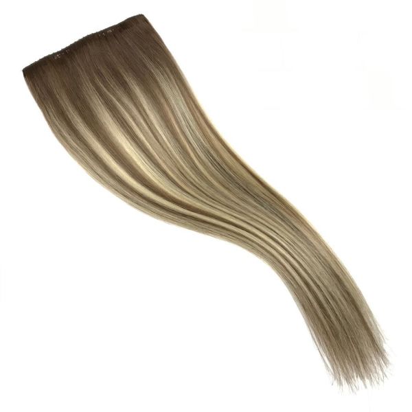 Tek Parça 3 Tokalı Çıt Çıt Saç #6A-8A-613 California Blonde Ombre & Röfle