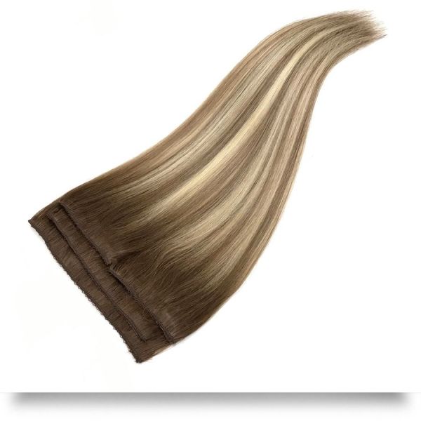 4 Parça Çıt Çıt Saç #6A-8A-613 California Blonde Ombre & Röfle