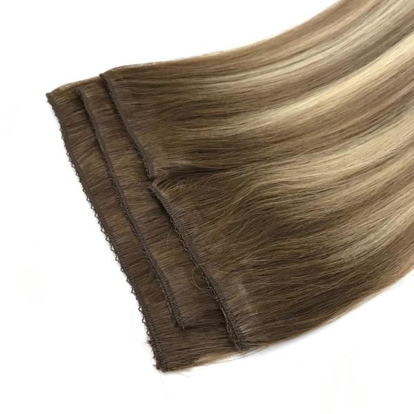 4 Parça Çıt Çıt Saç #6A-8A-613 California Blonde Ombre & Röfle