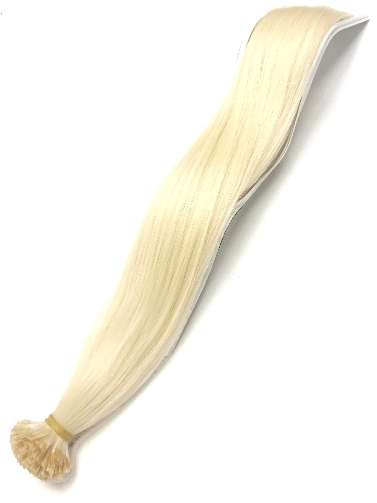 200 Adet Mikro Kaynak Platin Renk 65Cm 120Gr  %100 Gerçek Insan Saçı