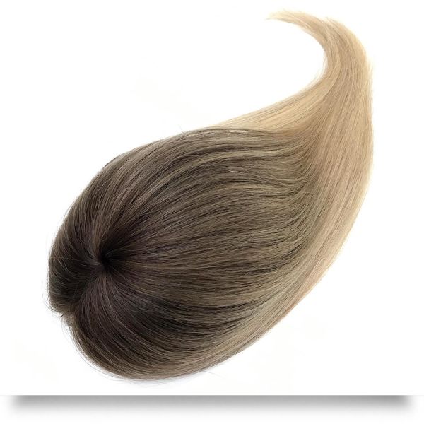 Tepelik Saç #4-8A-613 Ombre & Röfle Doğal Gerçek Saç