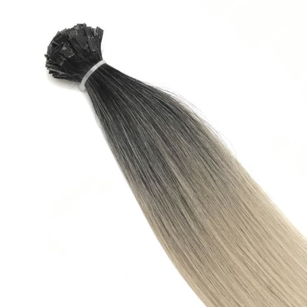 Keratin Saç Kaynak Renk #Black-Grey Ombre