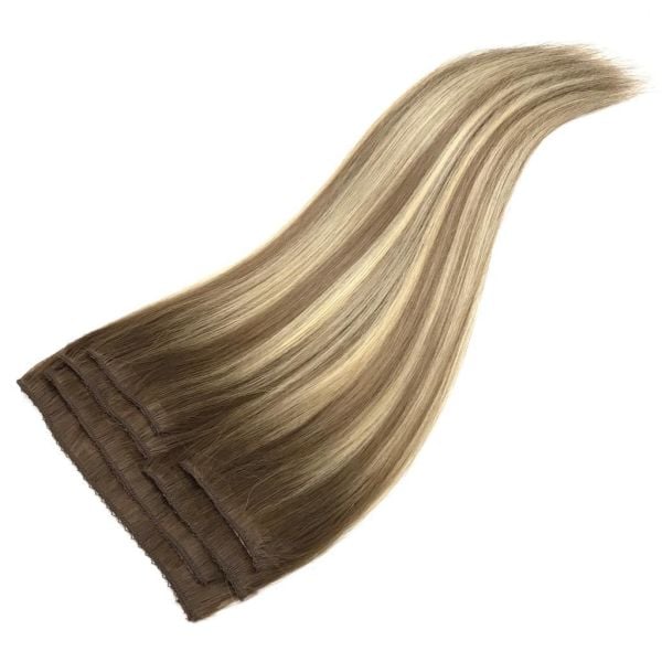 6 Parça Çıt Çıt Saç #6A-8A-613 California Blonde Ombre & Röfle