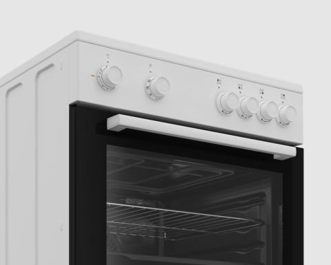 Beko BFE 400-1 B Beyaz Doğalgazlı Ocaklı Fırın