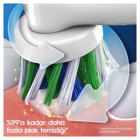 Oral-B D103 Vitality Pro Protect X Clean Şarjlı Beyaz Diş Fırçası
