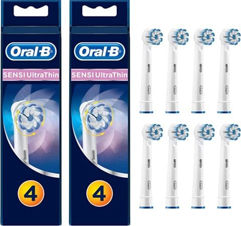 Oral-B EB60-4 Sensi Ultra Thin 4'lü 2 Adet Diş Fırçası Yedek Başlığı
