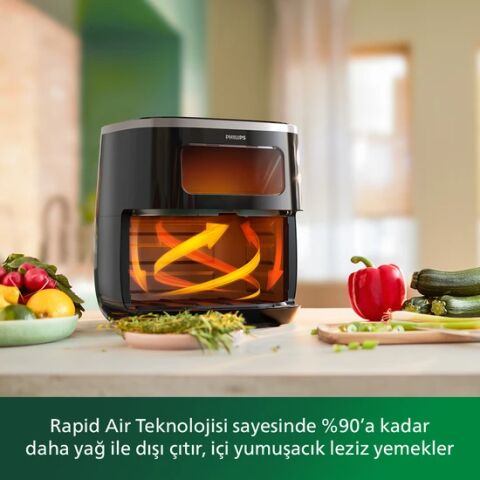 Philips Airfryer XL HD9257/80 3000 Serisi 5.6 lt Yağsız Fritöz