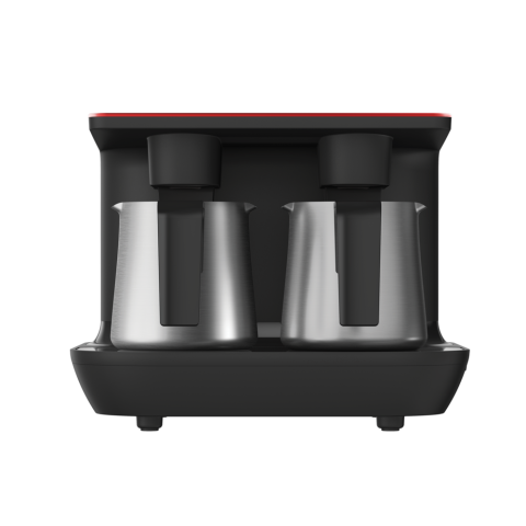 Beko TKM 8961 K Keyf Kırmızı Çelik İkili Kahve Makinesi