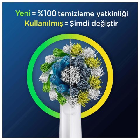 Oral-B Pro Cross Action 9'lu Diş Fırçası Yedek Başlığı EB50