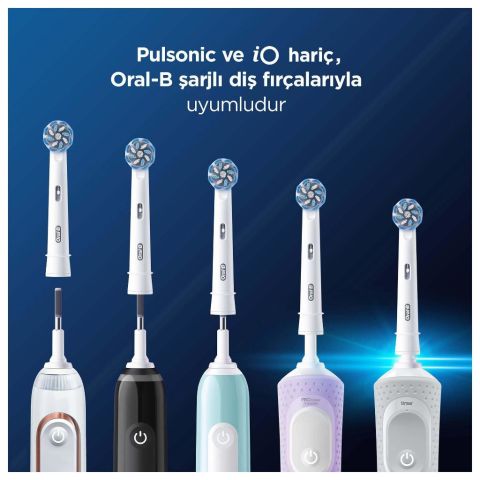 Oral-B Pro Cross Action 9'lu Diş Fırçası Yedek Başlığı EB50