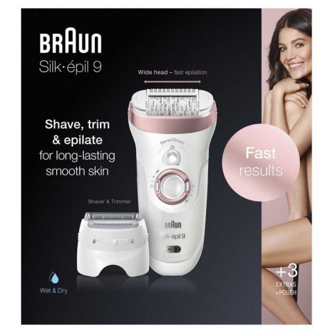 Braun Silk Epil 9 9720 Islak Kuru Epilatör