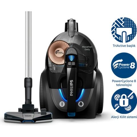 Philips Marathon Ultimate XB7150/07 900 W Toz Torbasız Süpürge