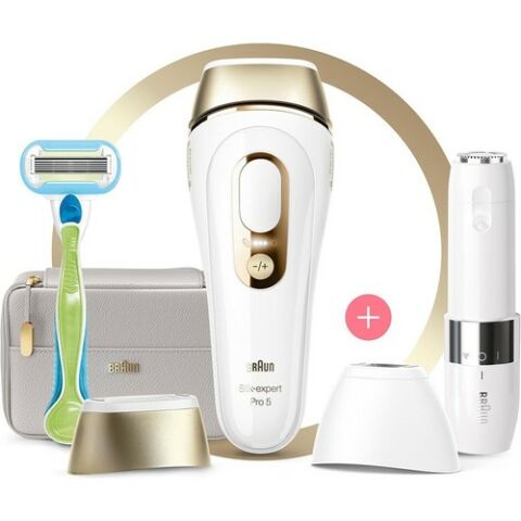 Braun Silk Expert Pro 5 PL5159 Yeni Nesil IPL + FS1000 + Tasarım Çanta Lazer Epilasyon Aleti