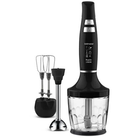 Goldmaster Gm-7240S Yasemin Siyah 1000 W Blender Seti