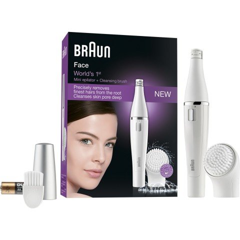Braun SE810 Face Premium Yüz Temizleme Fırçası ve Yüz Epilatörü