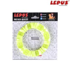 Lepus Ağız ve Diş Sağlığı İçin Patili Halka Köpek Oyuncağı Sarı 13x7h cm