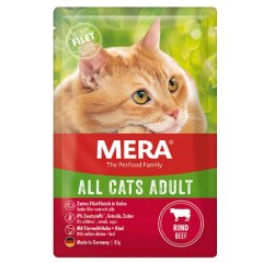 Mera Tahılsız Biftekli Pouch Yetişkin Kedi Konservesi  85 Gr