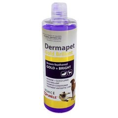 Purele Dermapet Sarı Kahverengi Irk Kedi Ve Köpek İçin Dermatolojik Etkili Kremli Şampuan 450 Ml