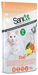 Sanicat Duo Vanilya ve Mandalina Kokulu Topaklaşan Kedi Kumu 10 Lt