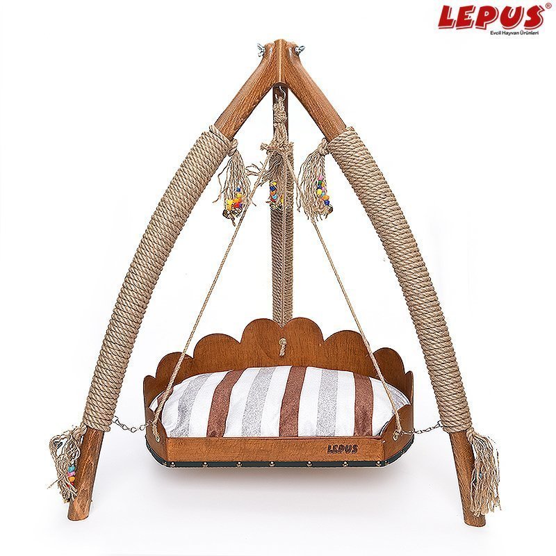 Lepus Retro Köpek Hamağı 76x76x85h cm