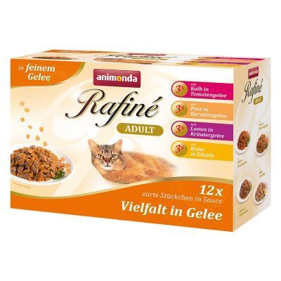 Animonda Rafine Multipack Jelly Kedi Konservesi 12x100 Gr