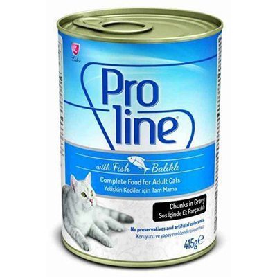 Proline Balıklı Sos İçinde Yetişkin Kedi Konservesi 415 Gr