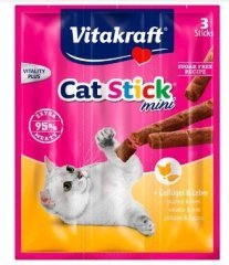 Vitakraft Stick Kümes Hayvanı Ve Cigerli Stick Kedi Ödülü 3x18 Gr