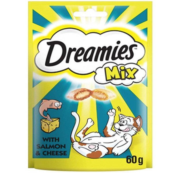 Dreamies Somon Ve Peynirli Mix Kedi Ödülü 60 Gr