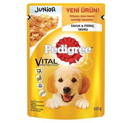 Pedigree Pouch Tavuklu Yavru Köpek Konservesi 100 gr