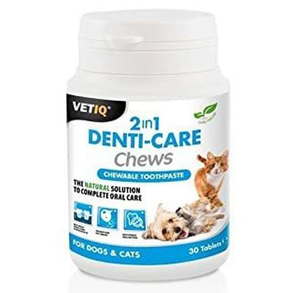 MC VetiQ 2in1 Denti Care Chews Kedi Ve Köpek Tartar Ve Plak Önleyici 30 Tablet