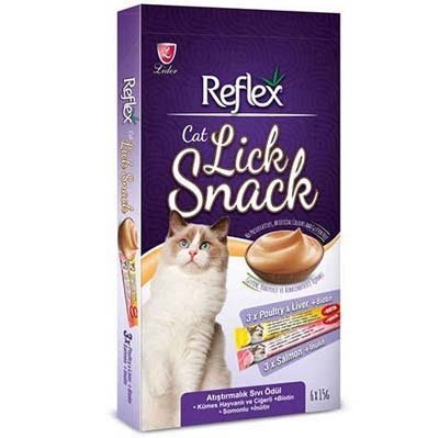 Reflex Likit Snack Atıştırmalık Sıvı Kedi Ödülü 6x15 Gr