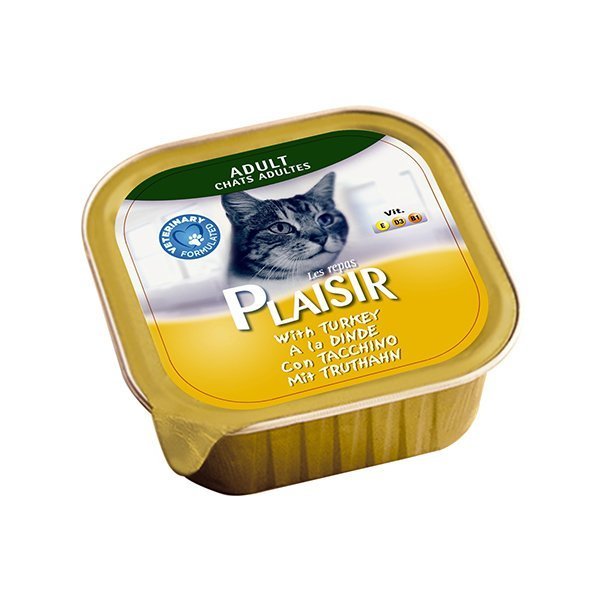 Plaisir Hindili Pate Kedi Konservesi 100 Gr