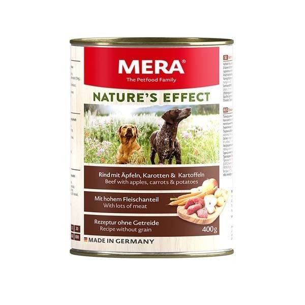 Mera Nature's Effect Biftekli Köpek Konservesi 400 Gr