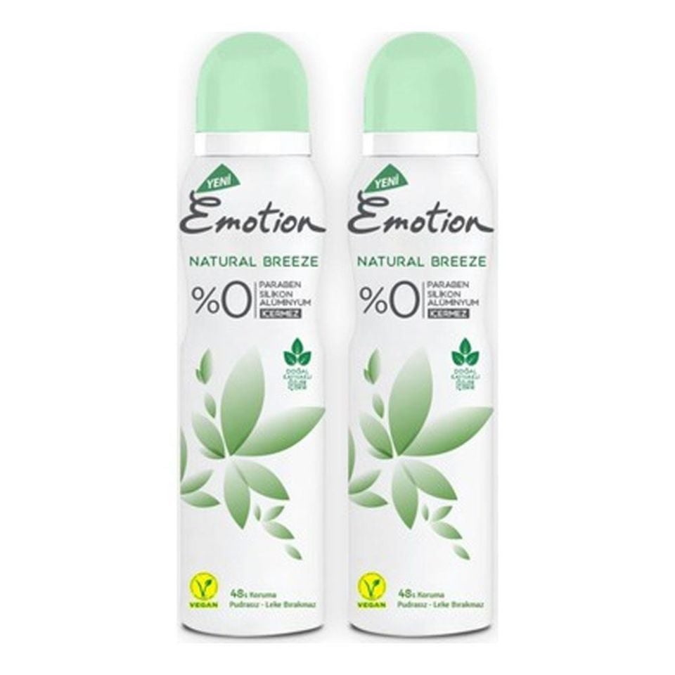 EMOTİON DEO 150ML NATURAL BREEZE 2 Lİ