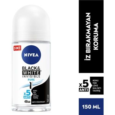 NIVEA ROLL-ON 50ML WOMEN İNVİSİBLE  PURE