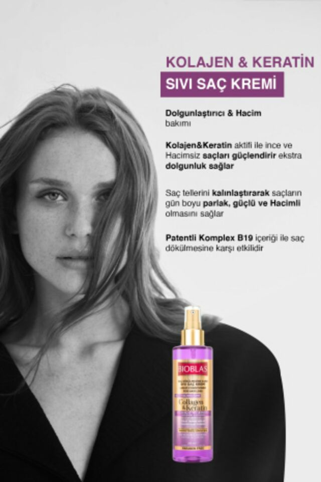 BIOBLAS SIVI SAÇ KREMİ 200ML COL L A GE N & KE