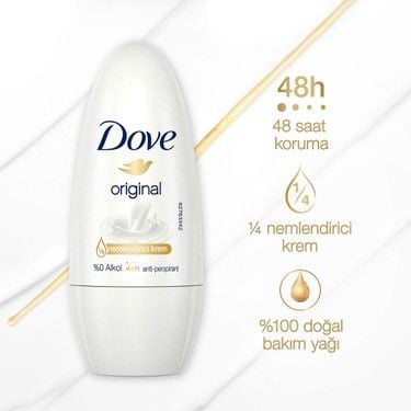 DOVE DEO ROLL-ON 50ML (ORIGINAL)