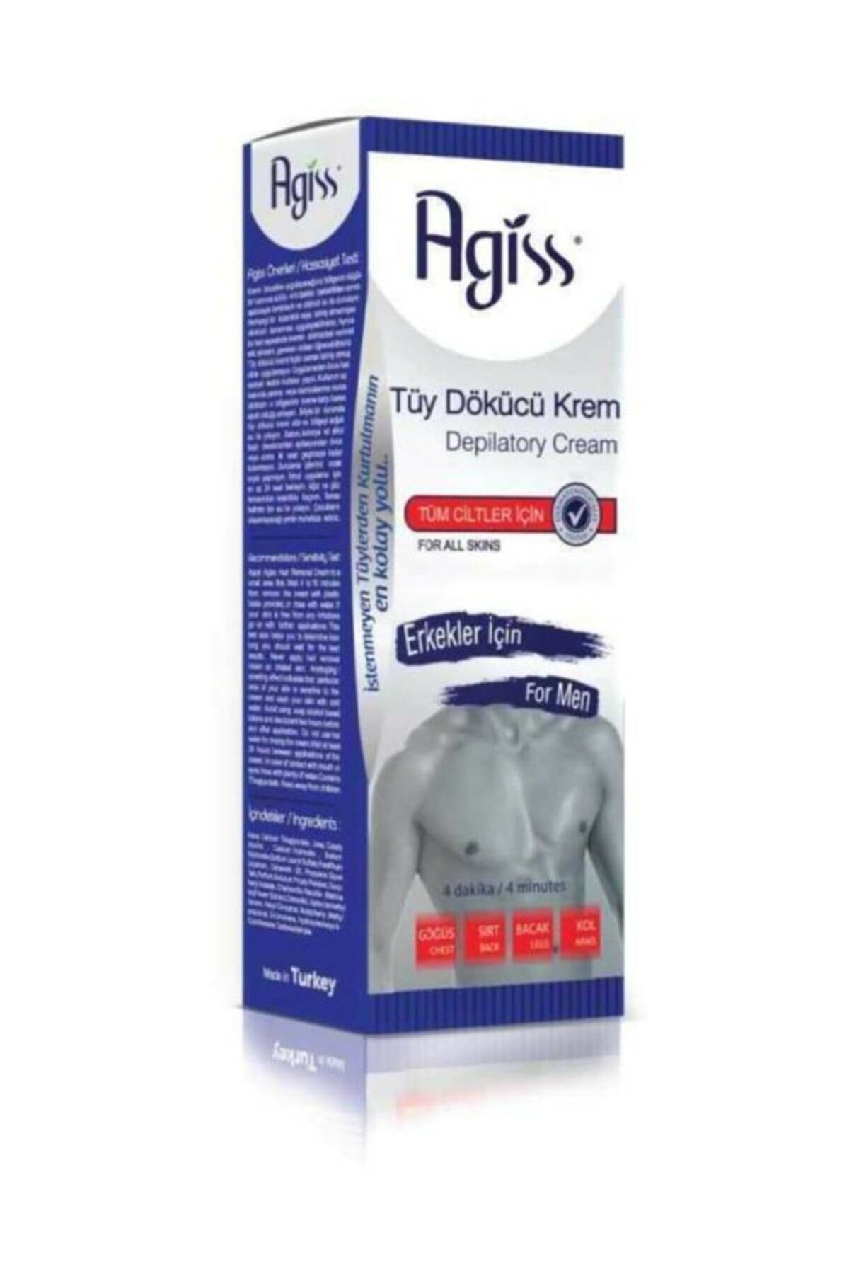 AGİSS TÜY DÖK.KREM 100ML FOR MEN