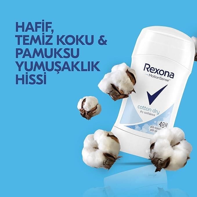 REXONA STICK 40ML BYN  COTTON DRY*30