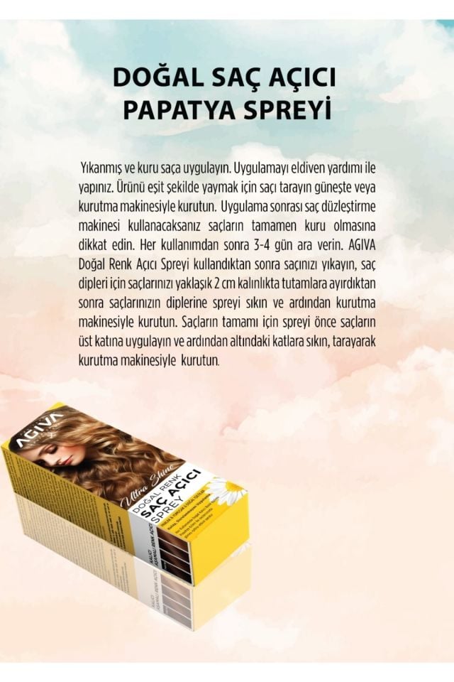 AGİVA SAÇ AÇICI SPREY 150 ML